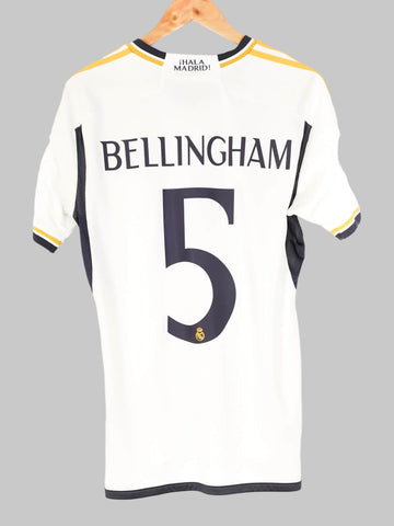 2023/24 Real Madrid Bellingham #5 Home Shirt (M)