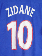 2000/01 France Home Shirt Zidane #10 Special Edition (S)