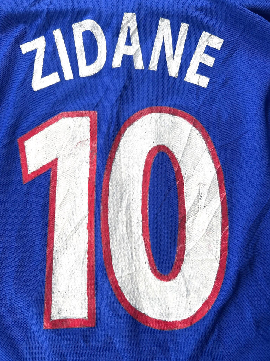 2000/01 France Home Shirt Zidane #10 Special Edition (S)