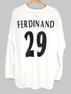 2000/01 Leeds United Ferdinand #29 Camiseta Local Manga Larga (L) Nike