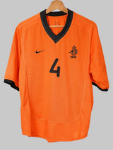 Netherlands Home Shirt 2000/1 F. de Boer 4 (M)