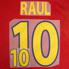 2000/01 Spanien Heim <tc>Name Set</tc> Raul #10 (Repro)