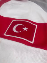 2000/01 Turkey Ergün Penbe #16 Away Shirt L/S Match Worn (XL) Adidas