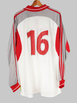2000/01 Turkey Ergün Penbe #16 Away Shirt L/S Match Worn (XL) Adidas