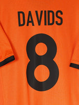 2000/02 Netherlands Davids #8 Home Shirt (M)