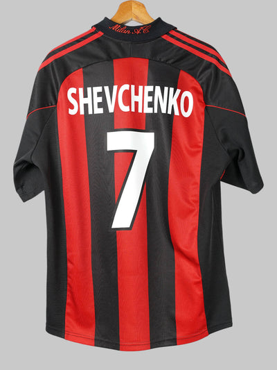 2000/1 AC Milan Schevchenko #7 Home Shirt (L)