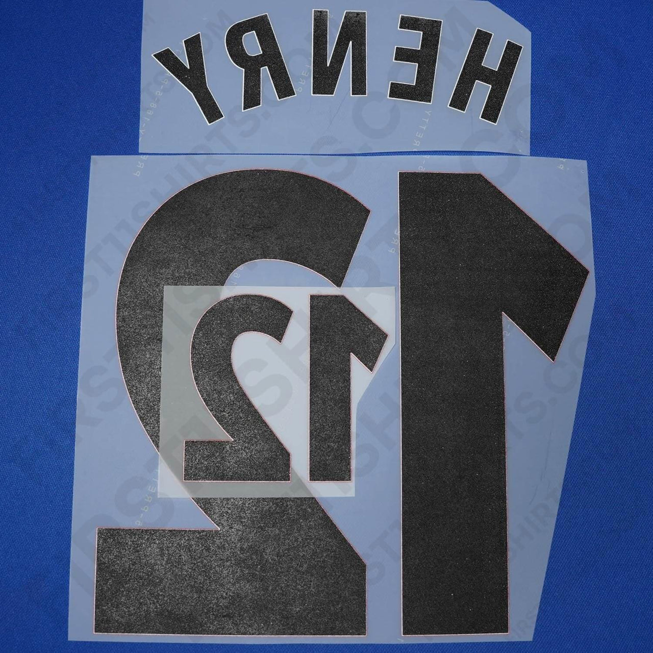 2000/1 France Home Name Set Henry 12 v2 (Repro)