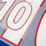 2000/1 France Home Name Set Zidane 10 v2 (Repro)