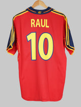 2000/1 Spain Raul #10 Home Shirt (L)