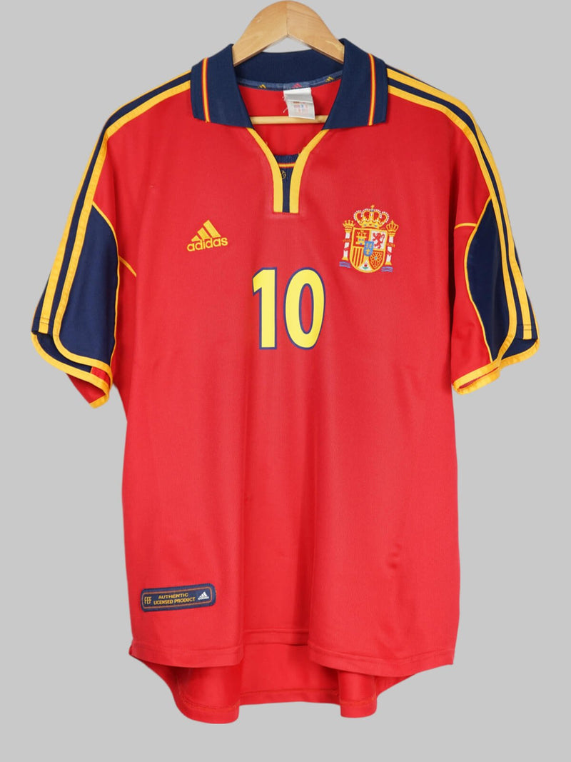 2000/1 Spain Raul #10 Home Shirt (L)