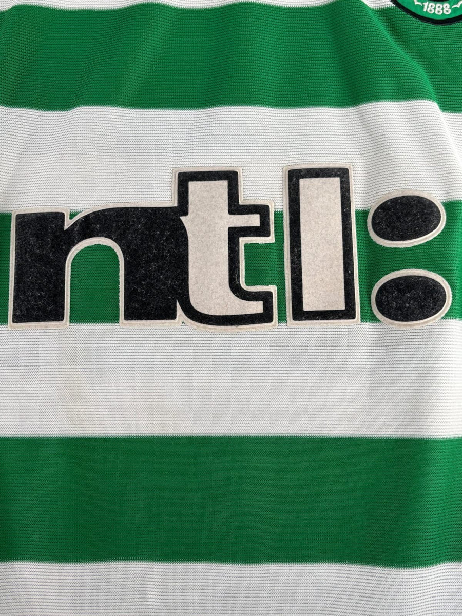 Celtic Home Shirt 2001/2 Larsson 7 (L)