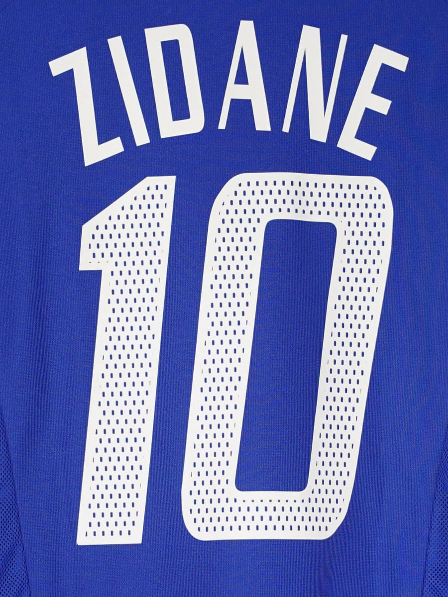 2002-04 France Zidane #10 Home Shirt (L)