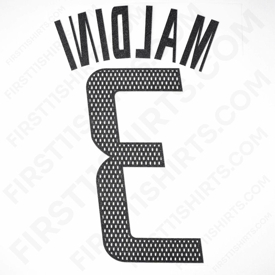 2002 - 2004 AC Milan Away Name Set Maldini 3