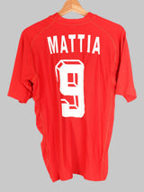2002/03 Ancona Mattia #9 Home Shirt (M)