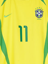 2002/03 Brazil Ronaldinho #11 Home Shirt (L)