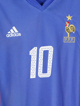 2002/03 France Zidane #10 Home Shirt (XL)