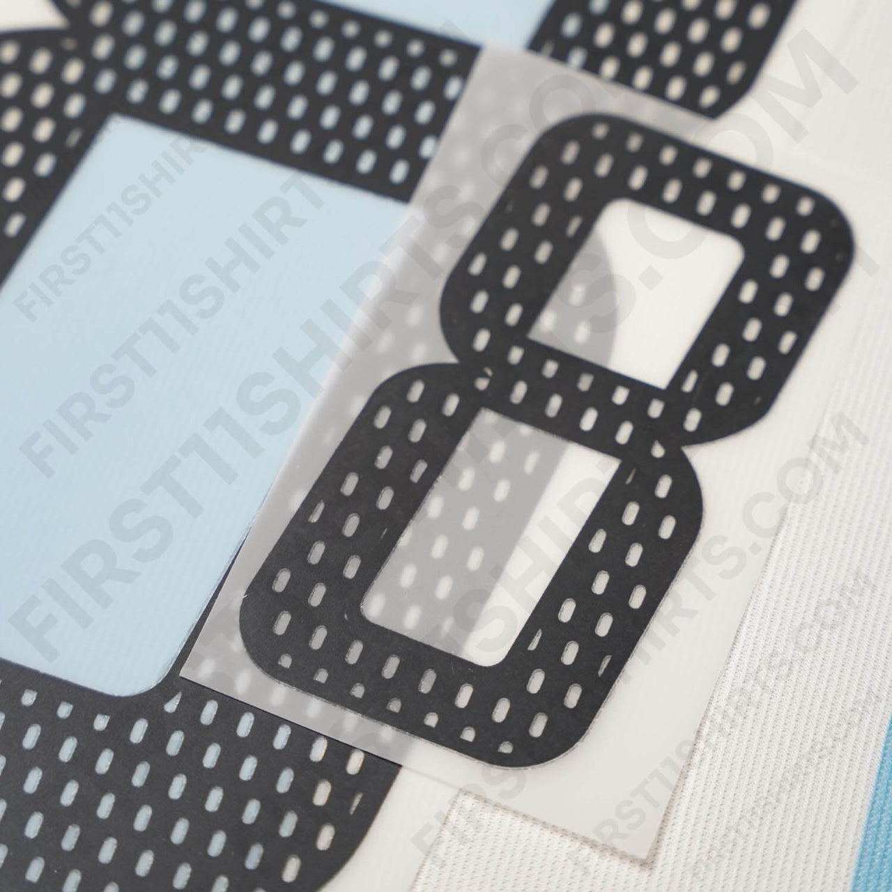 2002/3 Argentina Home Name Set Zanetti 8 (Repro)