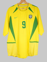 2002/3 Brazil Ronaldo #9 Home Shirt (XL)
