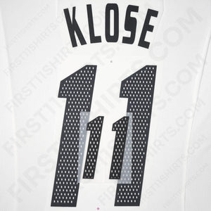 2002/3 Germany Home Name Set Klose 11 (Repro)