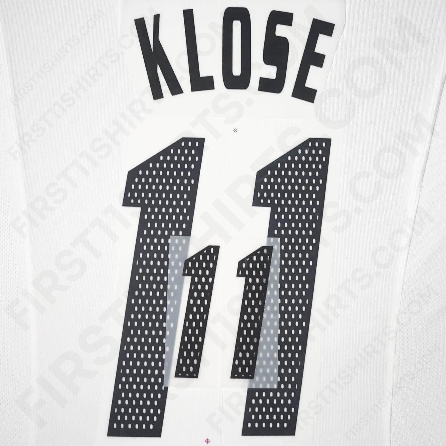 2002/3 Germany Home Name Set Klose 11 (Repro)