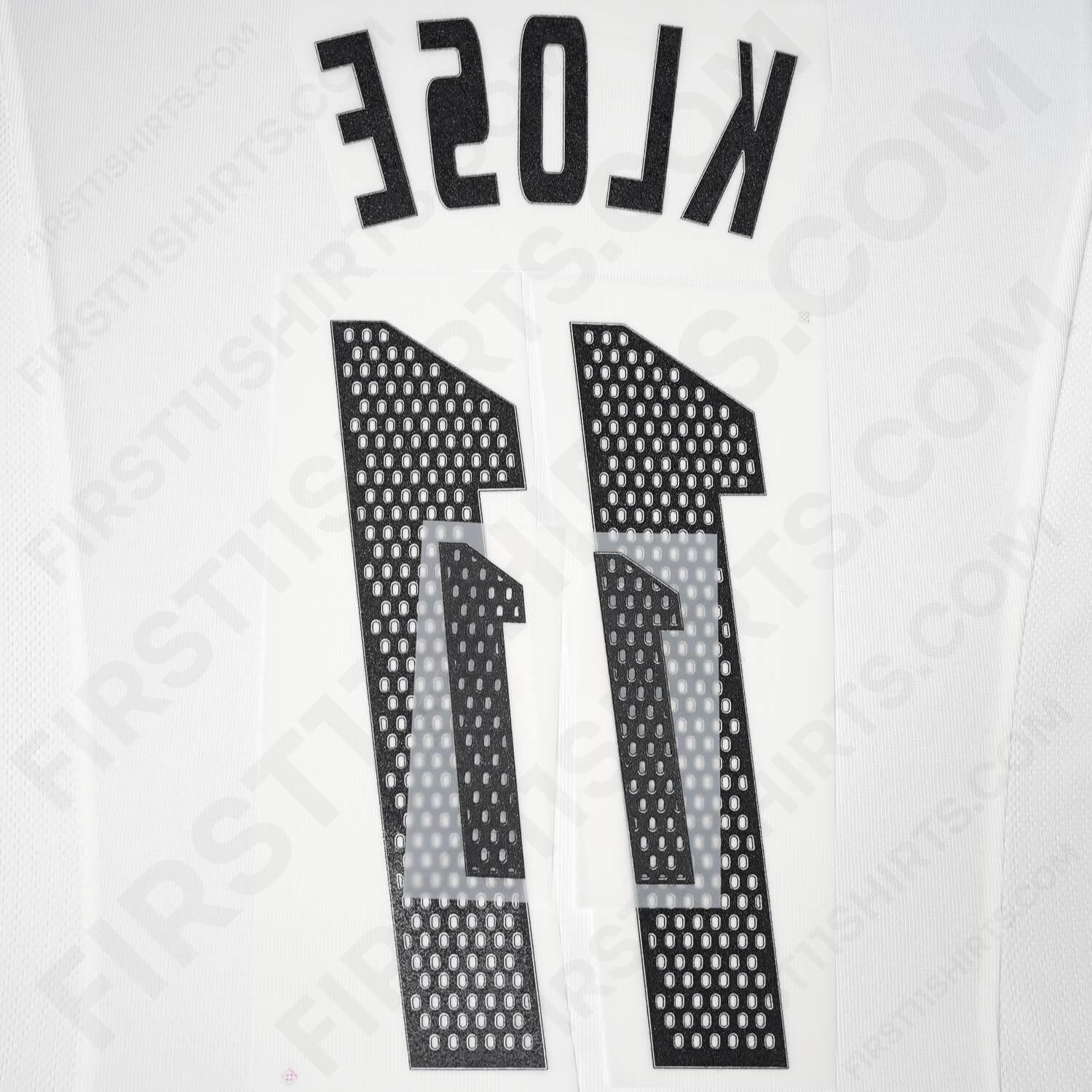 2002/3 Germany Home Name Set Klose 11 (Repro)