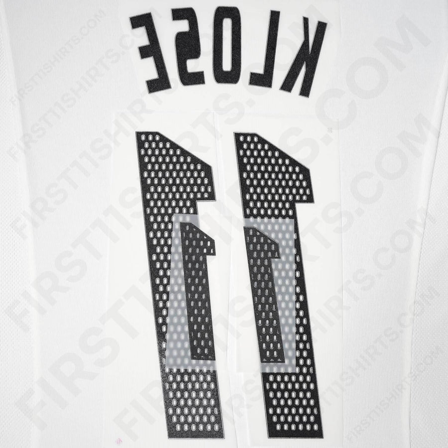 2002/3 Germany Home Name Set Klose 11 (Repro)