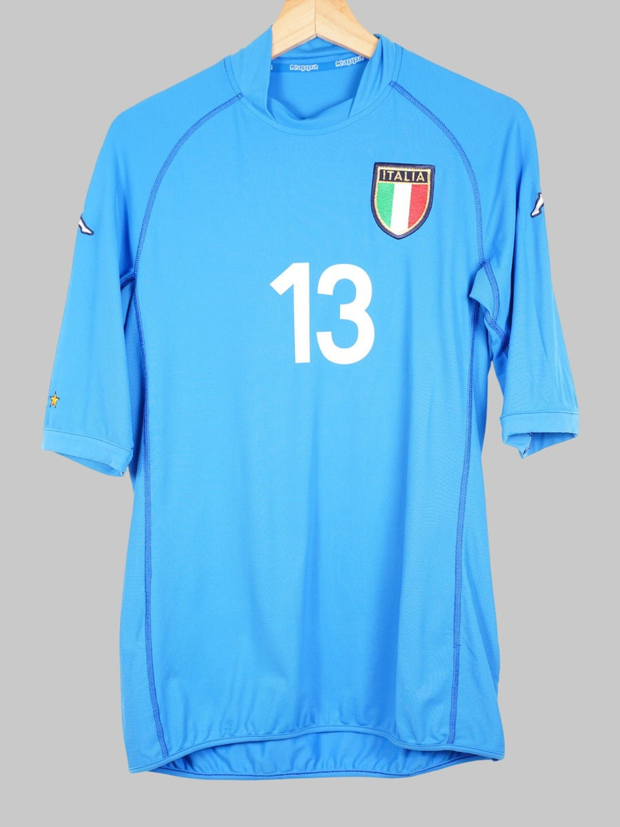 2002/3 Italy Nesta #13 Home Shirt (L)