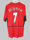 2002/3 Manchester United Beckham #7 Maillot Domicile (XL) Nike