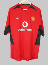 2002/3 Manchester United Beckham #7 Home Shirt (XL)