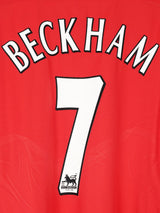 2002/3 Manchester United Beckham #7 Home Shirt (XL)