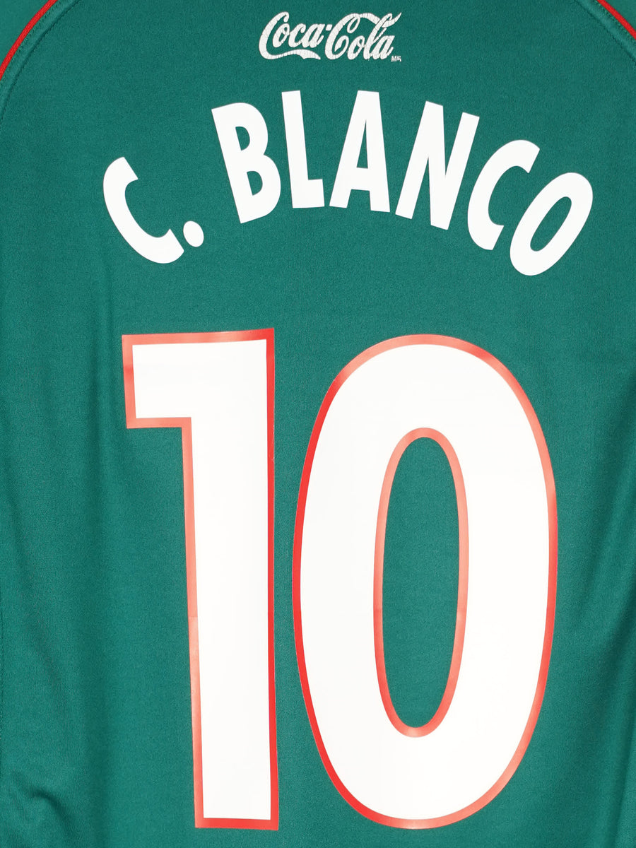 2002/3 Mexico C.Blanco #10 Home Shirt (M)