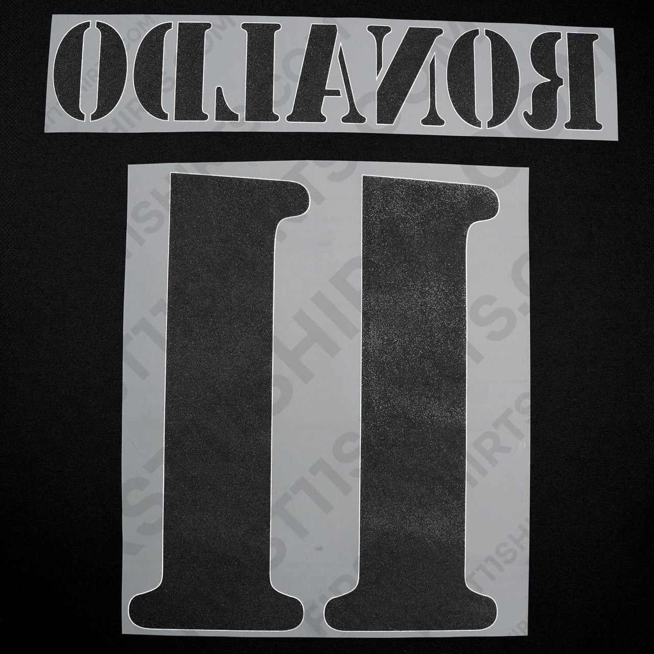 2002/3 Real Madrid Away/Third Name Set Ronaldo 11 (Repro)