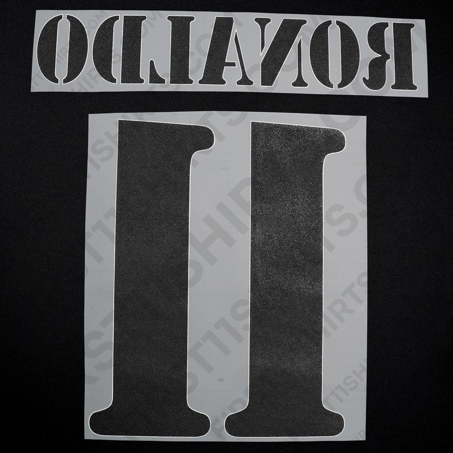 2002/3 Real Madrid Away/Third Name Set Ronaldo 11 (Repro)