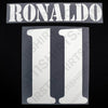 2002/3 Real Madrid Away/Third Name Set Ronaldo #11 (Repro)