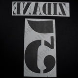 2002/3 Real Madrid Away/Third Name Set Zidane 5 (Repro)