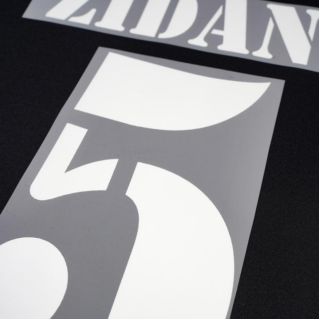 2002/3 Real Madrid Away/Third Name Set Zidane #5 (Repro)