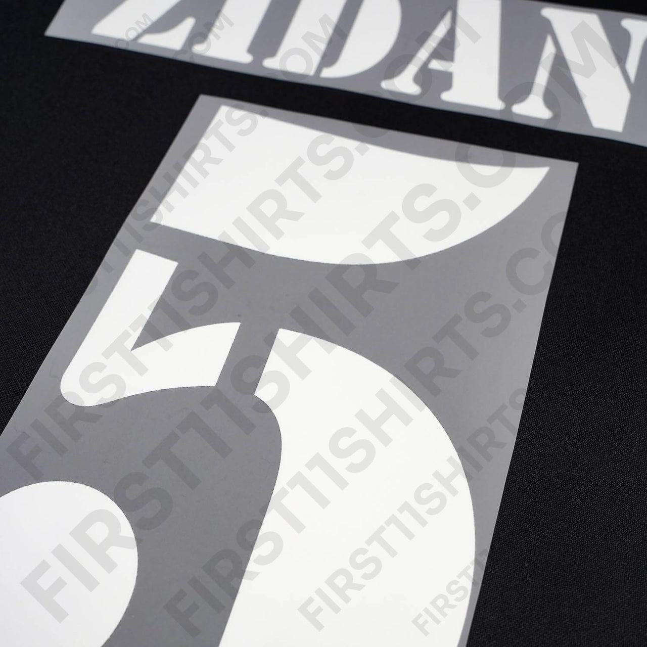 2002/3 Real Madrid Away/Third Name Set Zidane 5 (Repro)