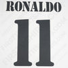 2002/3 Real Madrid Home Name Set Ronaldo #11