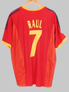 2002/3 España Raul #7 Camiseta Local (L) Adidas