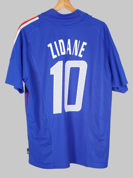 2002/4 France Zidane #10 Home Shirt (L) | First11