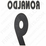 2003 - 2005 Real Madrid Home Name Set Ronaldo 9 (Repro)