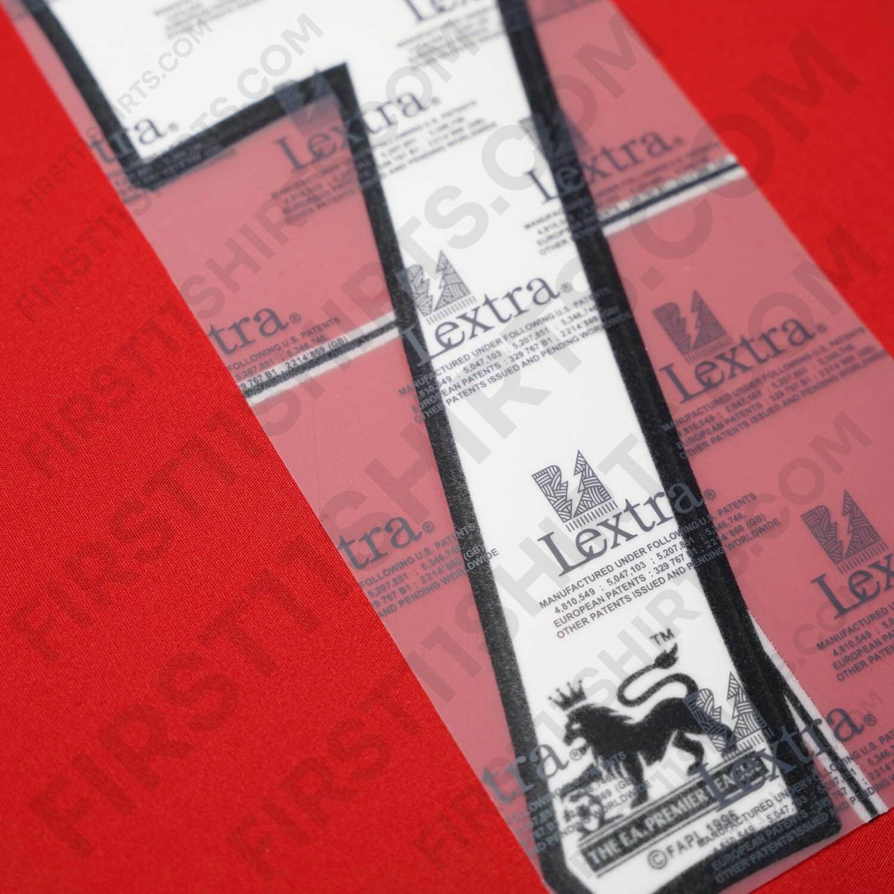 2003 - 7 Manchester United Home/Away Name Set Ronaldo 7 Flock (Repro)