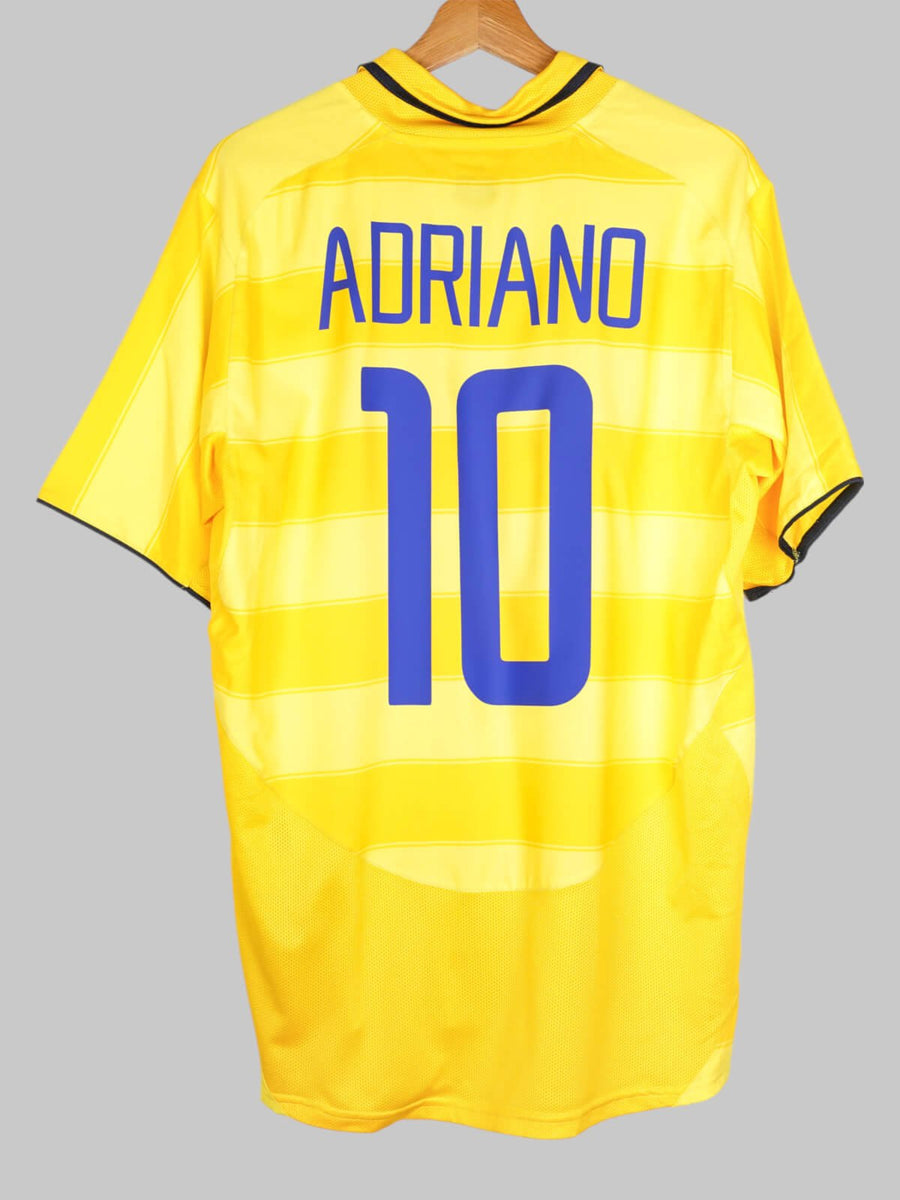 2003/04 Inter Adriano #10 Away Shirt (L)