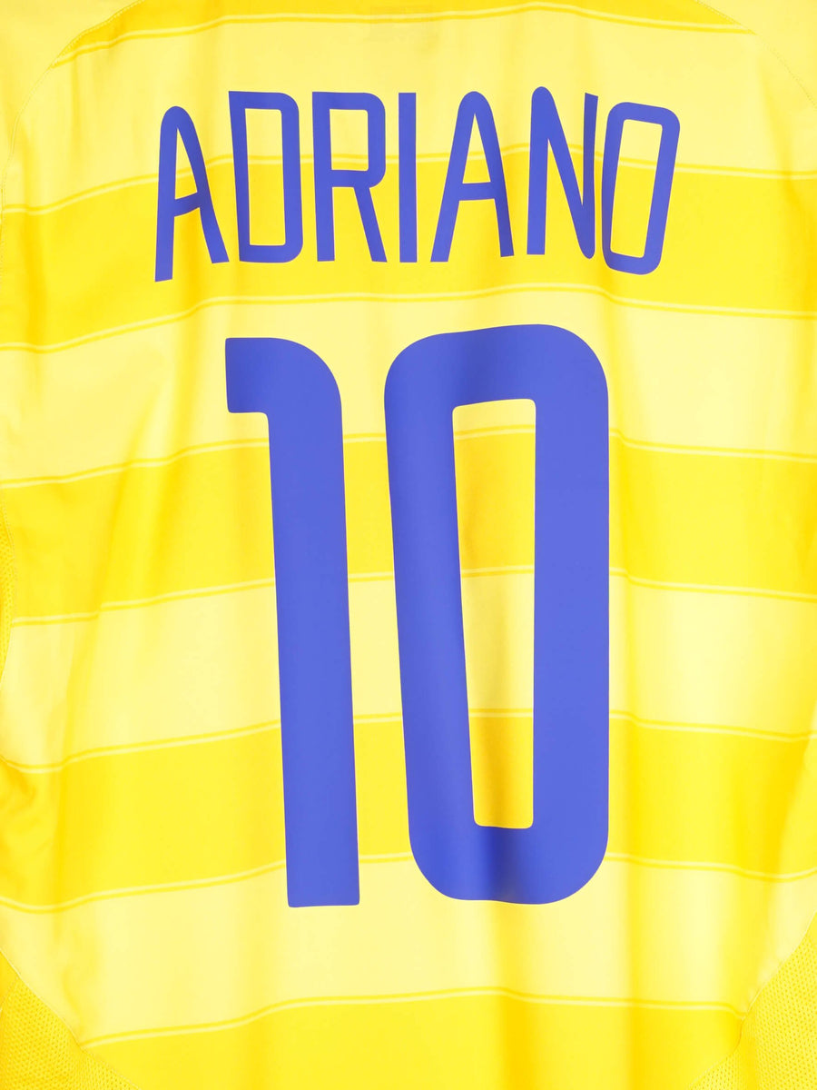 2003/04 Inter Adriano #10 Away Shirt (L)