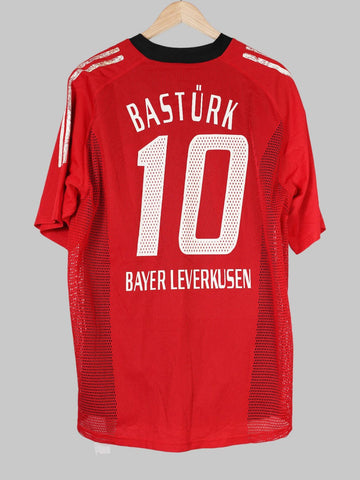 2003/04 Leverkusen Bastürk #10 Match Worn (XL) Adidas