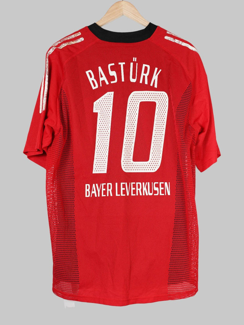 2003/04 Leverkusen Bastürk #10 Match Worn (XL) Adidas