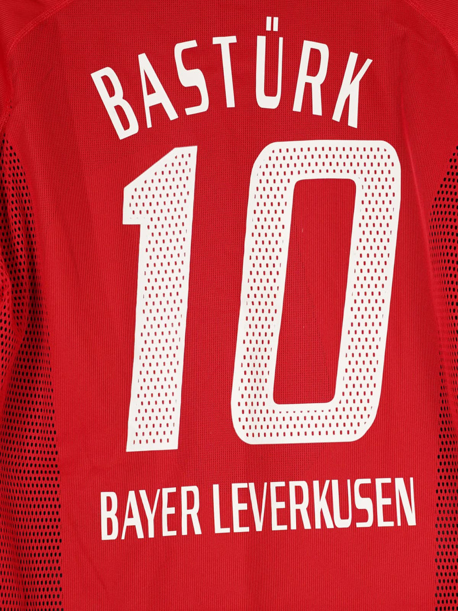 2003/04 Leverkusen Bastürk #10 Match Worn (XL) Adidas