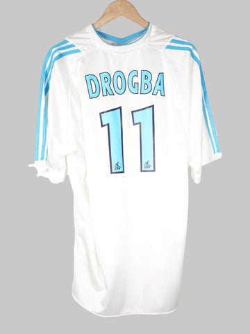 2003/04 Olympique Marseille Drogba #11 Home Shirt (XL)