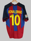 2003/4 Barcelona Ronaldinho #10 Home Shirt (L) Nike