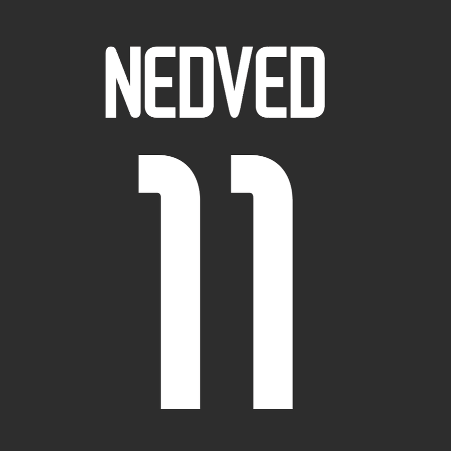2003/4 Juventus Third Name Set Nedved 11 (Repro)